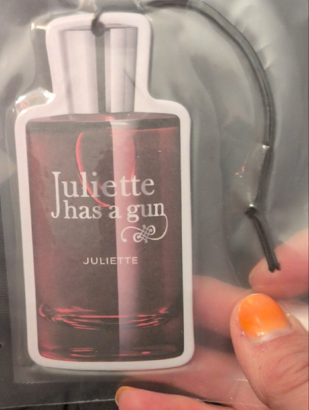 Assorted Perfume Bottle Hanging Air Fresheners - Pink, Brown, Cream - Picture 10 of 11